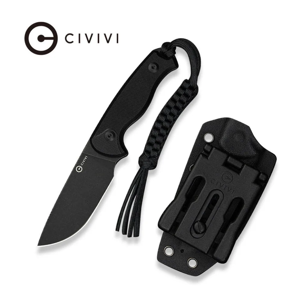 Ніж фіксований Civivi 14C28N 81,2 мм G10 чорний