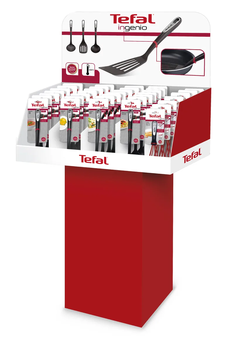 Шумівка Tefal Ingenio, пластиковий, чорного кольору.