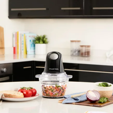 Подрібнювач Russell Hobbs Скло 1 л Чорний 200 Вт