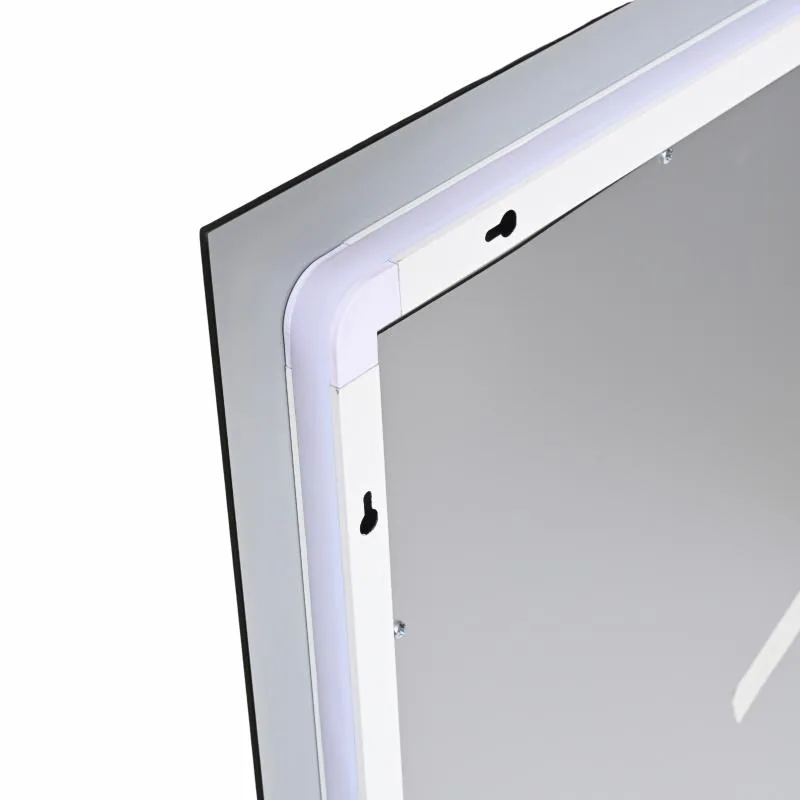 Дзеркало Qtap TA1 LED підсвічування Touch антизапотівання 1000х800 мм алюмінієве