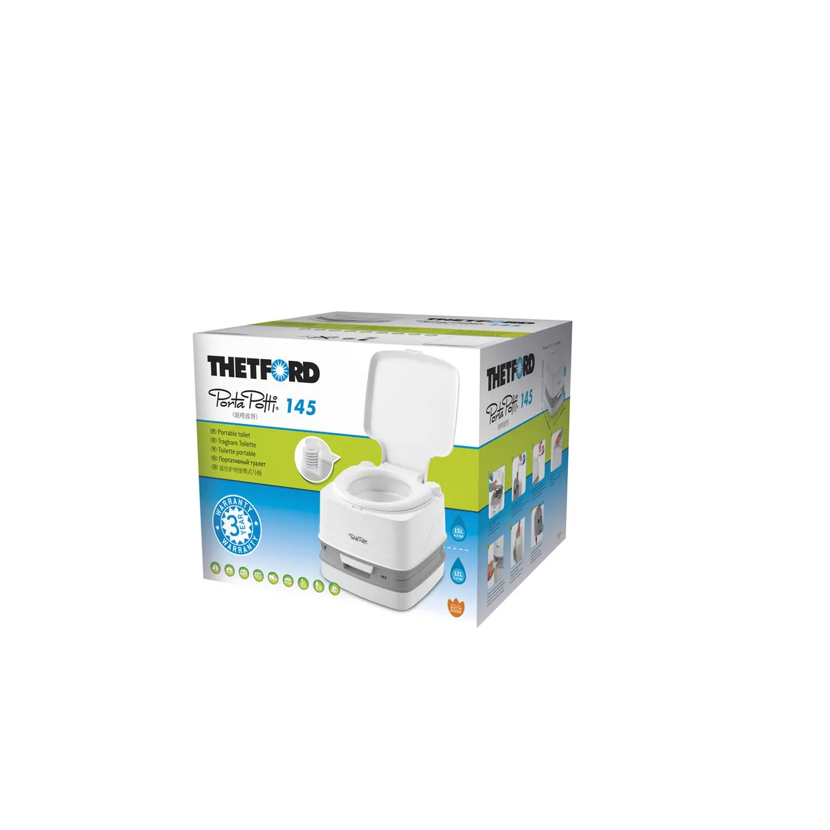 Біотуалет Thetford Porta Potti 145 Пластик 33 см Білий