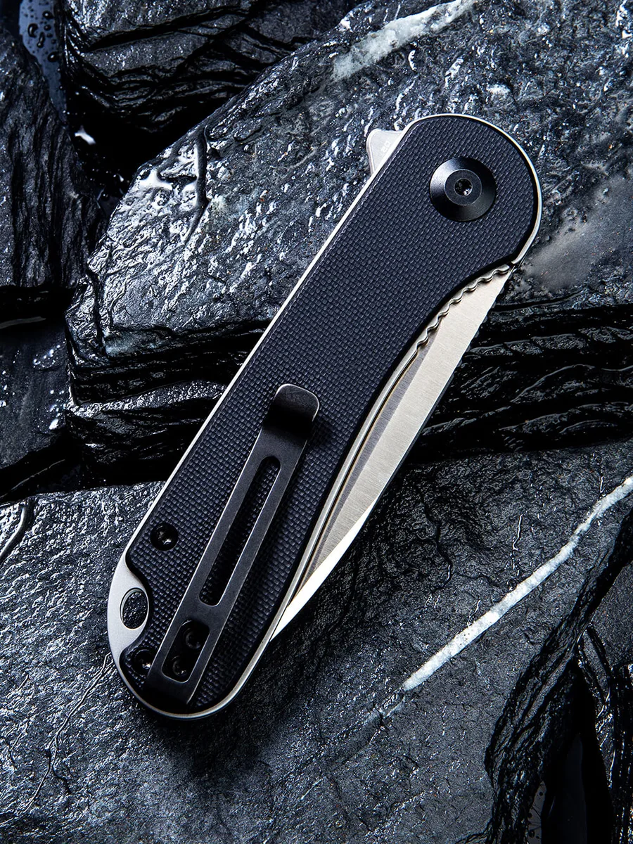 Складаний ніж Civivi D2 7,5 см G10 чорний