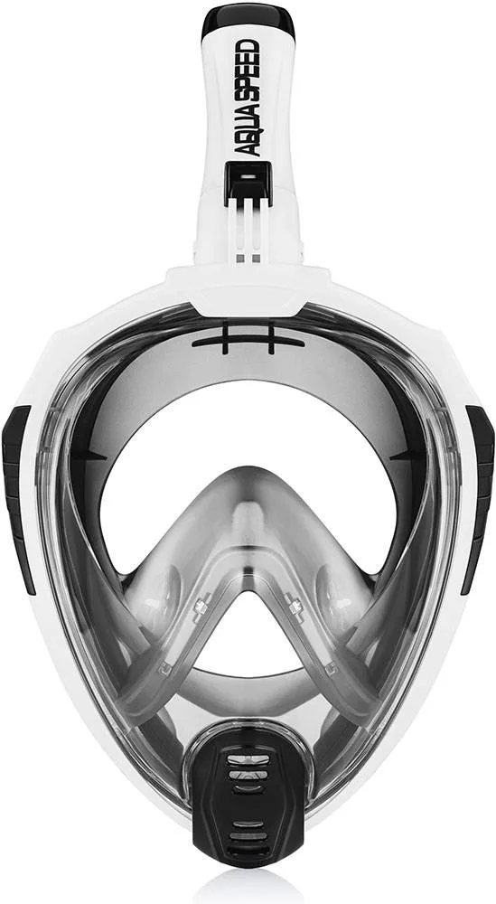 Повнолицьова маска AQUA SPEED силікон S/M чорна біла