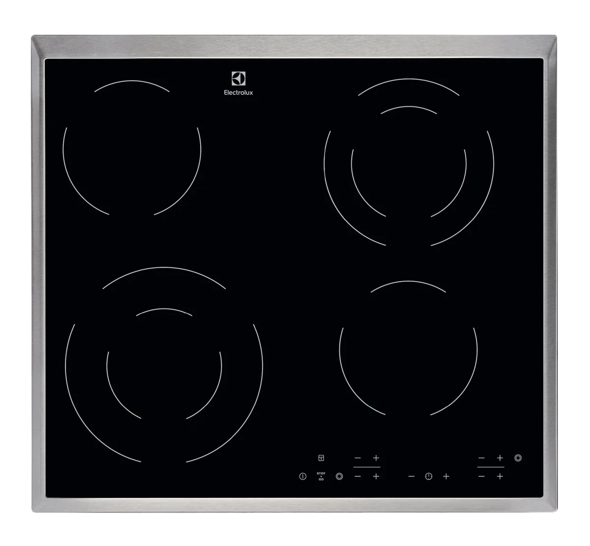 Газова варильна поверхня Electrolux Склокераміка 57,6х3,8х51,6 см Нержавіюча сталь