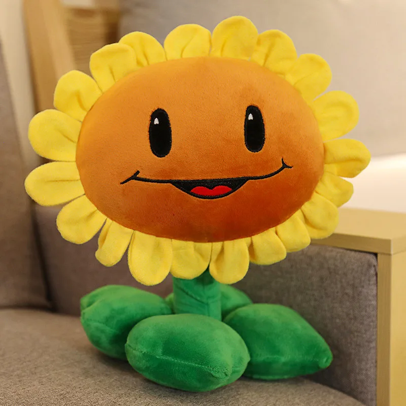 М'яка іграшка Соняшник 30 см плюшева бавовна Plants vs Zombies