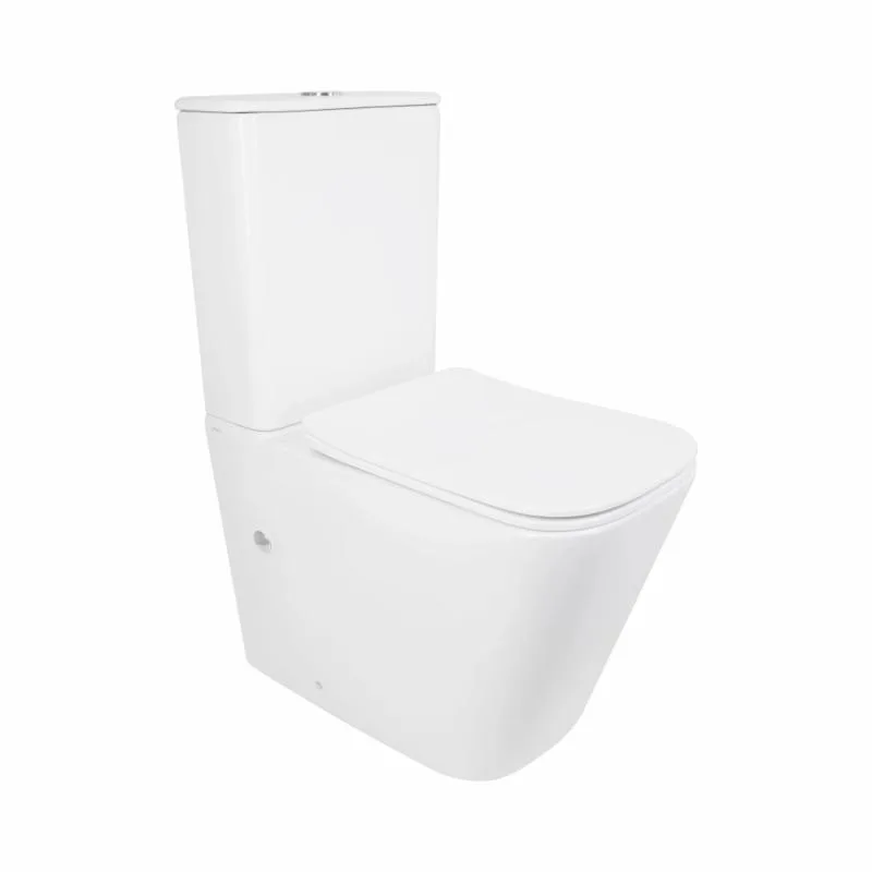 Унітаз підлоговий Qtap Tern Ultra Quiet безобідковий 665х425х345 мм кераміка білий