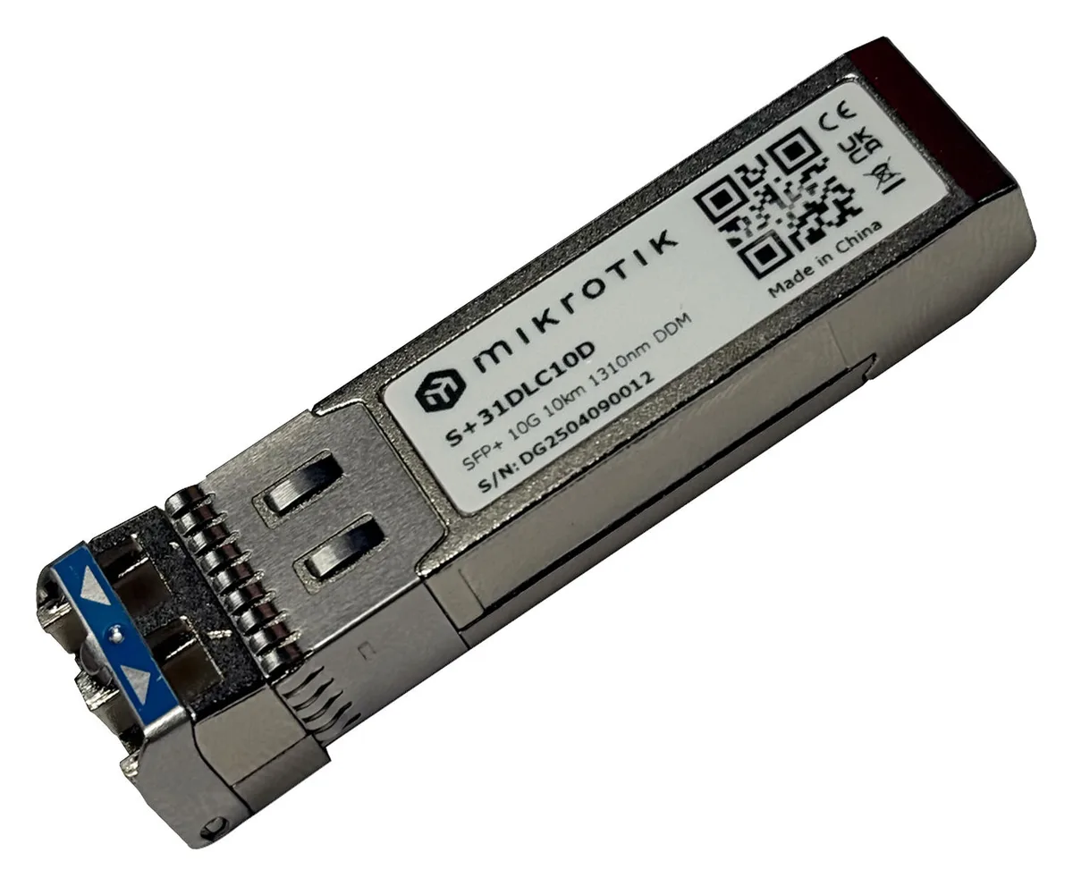 Трансивер MikroTik SFP+ 10G одномодовий 1310нм LC 10км