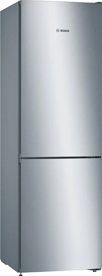 Холодильник Bosch No Frost 186x60x66 см Нержавіюча сталь А++ 324 л