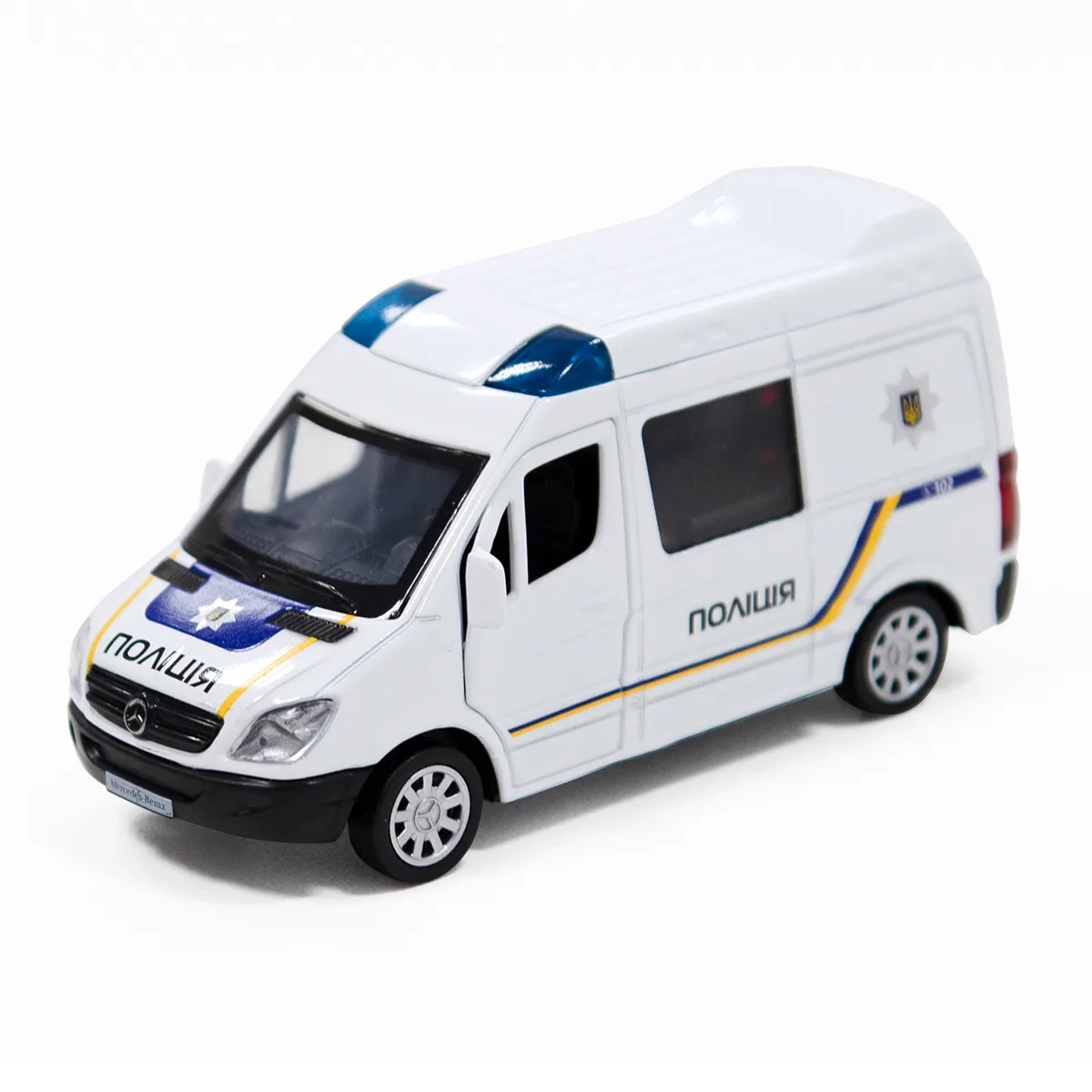 Автомодель TechnoDrive метал 11,5х4,8х5,5 см Поліція