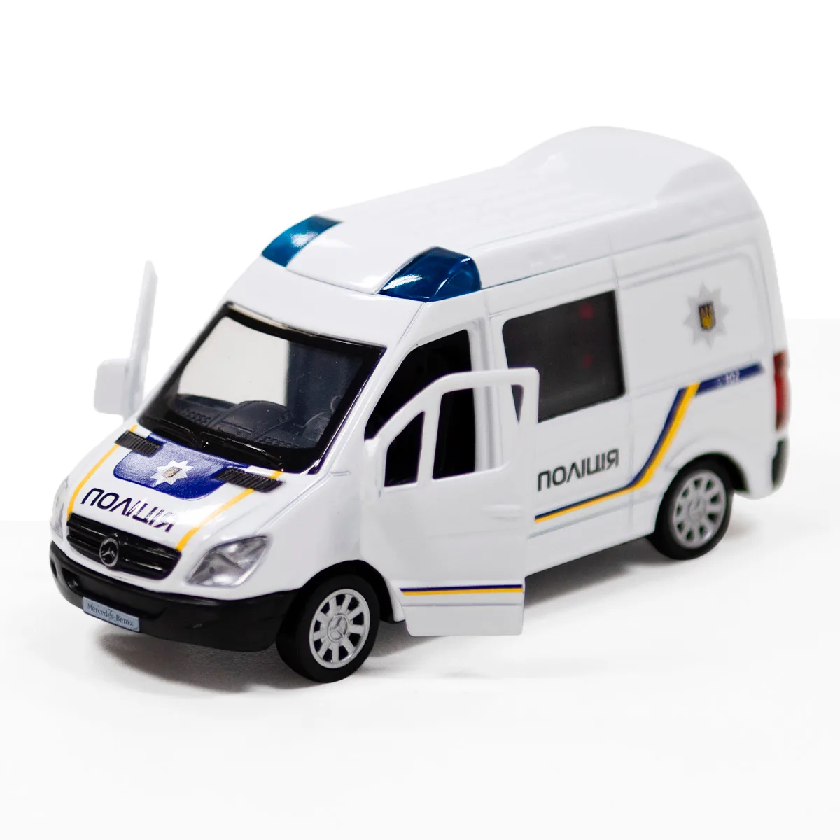 Автомодель TechnoDrive метал 11,5х4,8х5,5 см Поліція