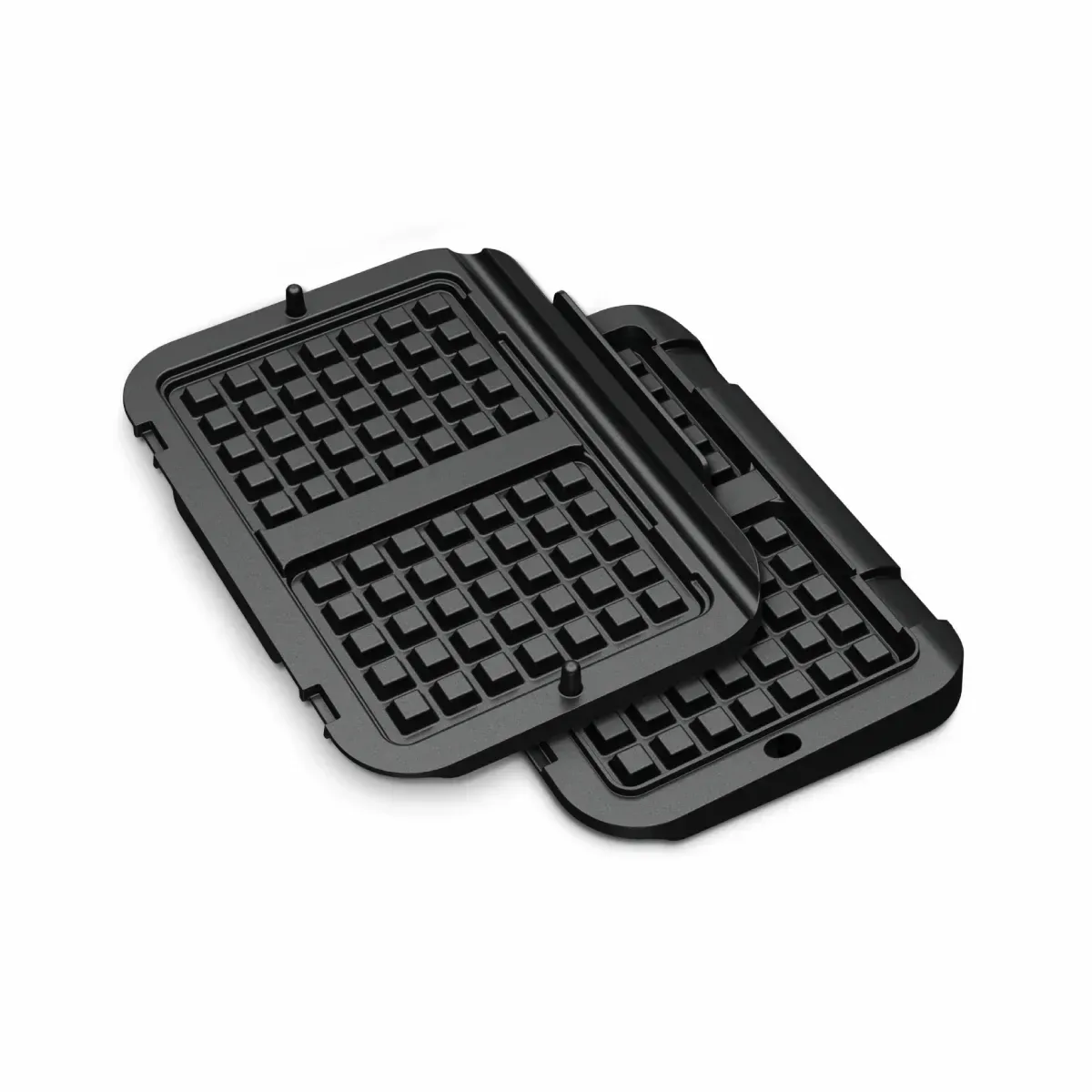 Форма для приготування вафель для грилів Optigrill, алюмінієва, чорна.