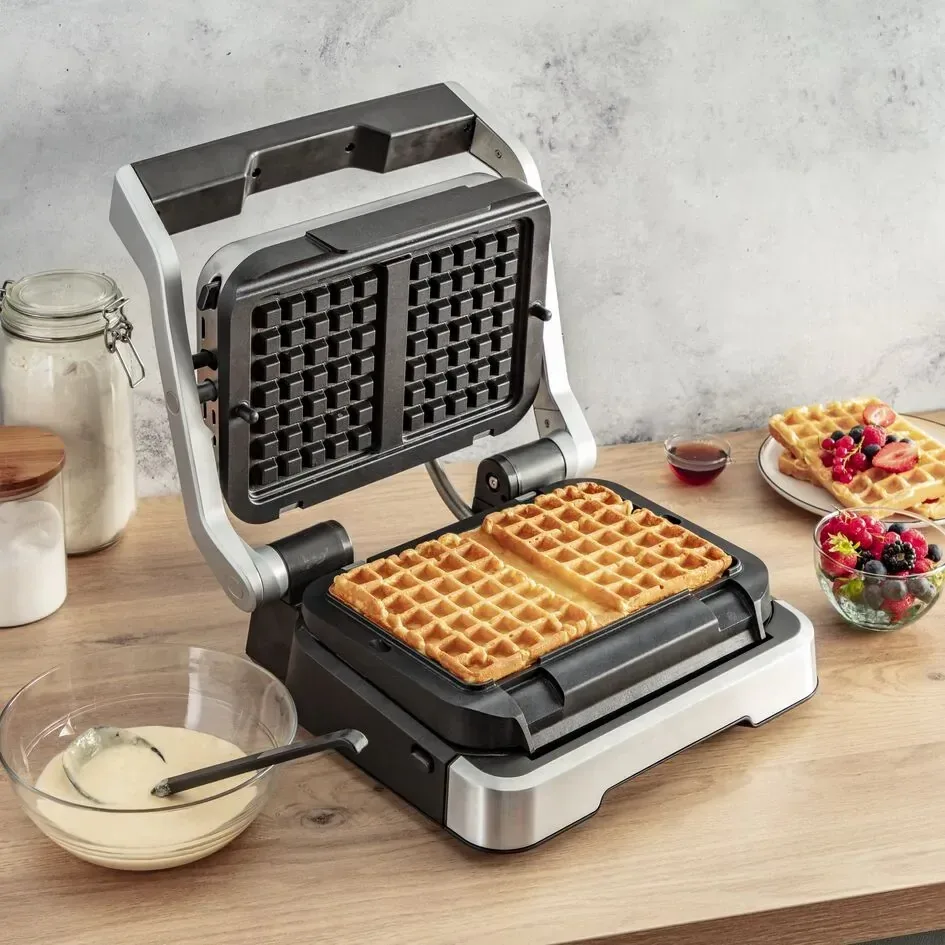 Форма для приготування вафель для грилів Optigrill, алюмінієва, чорна.