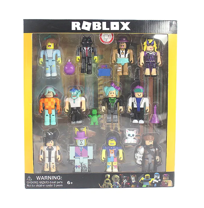 Набір фігурок Roblox 12 шт пластикові 31х28х6 см різні кольори
