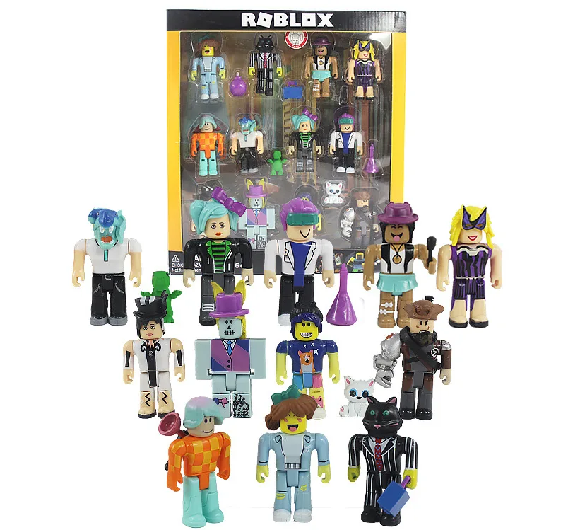 Набір фігурок Roblox 12 шт пластикові 31х28х6 см різні кольори