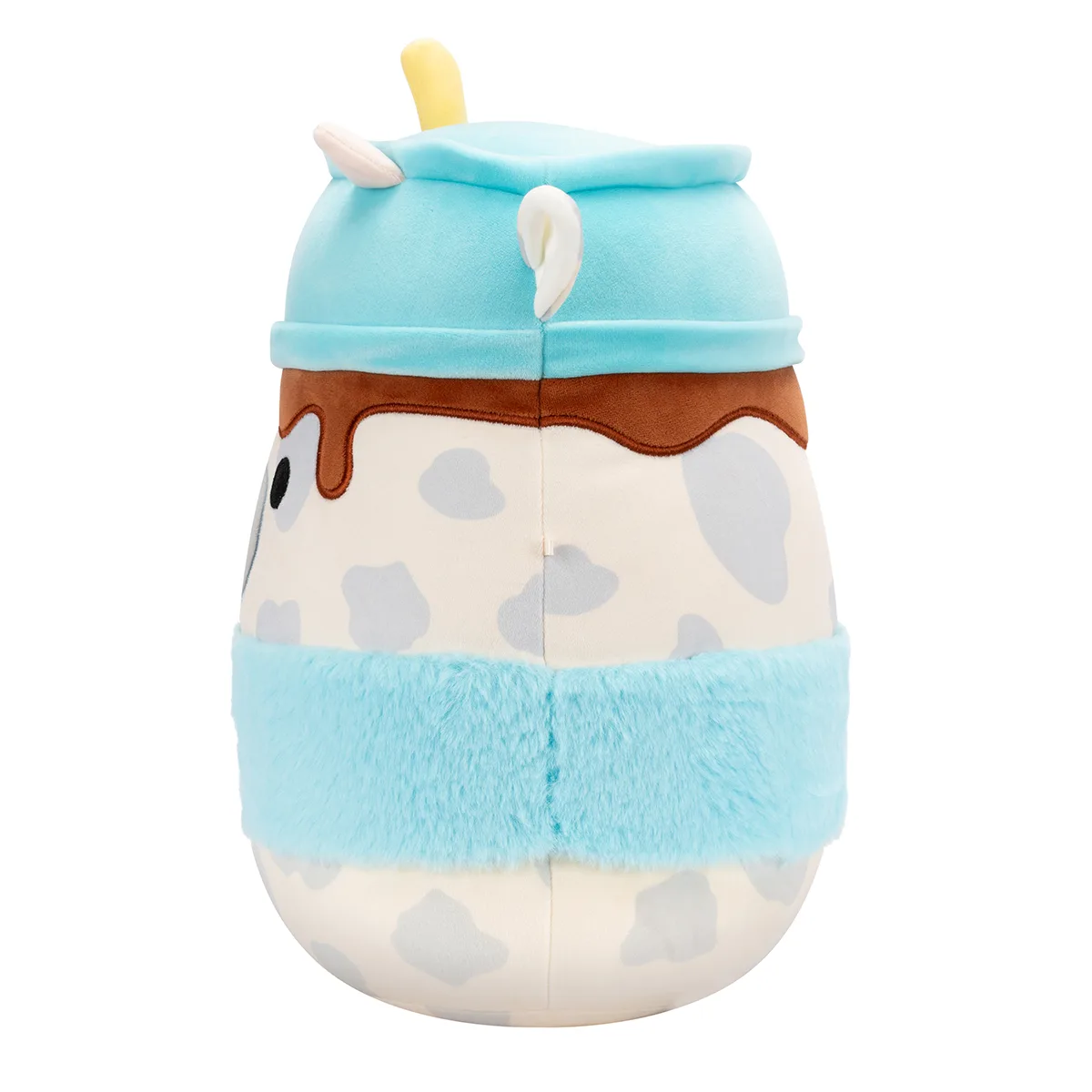 М'яка іграшка Squishmallows поліестер 30 см сіра корівка