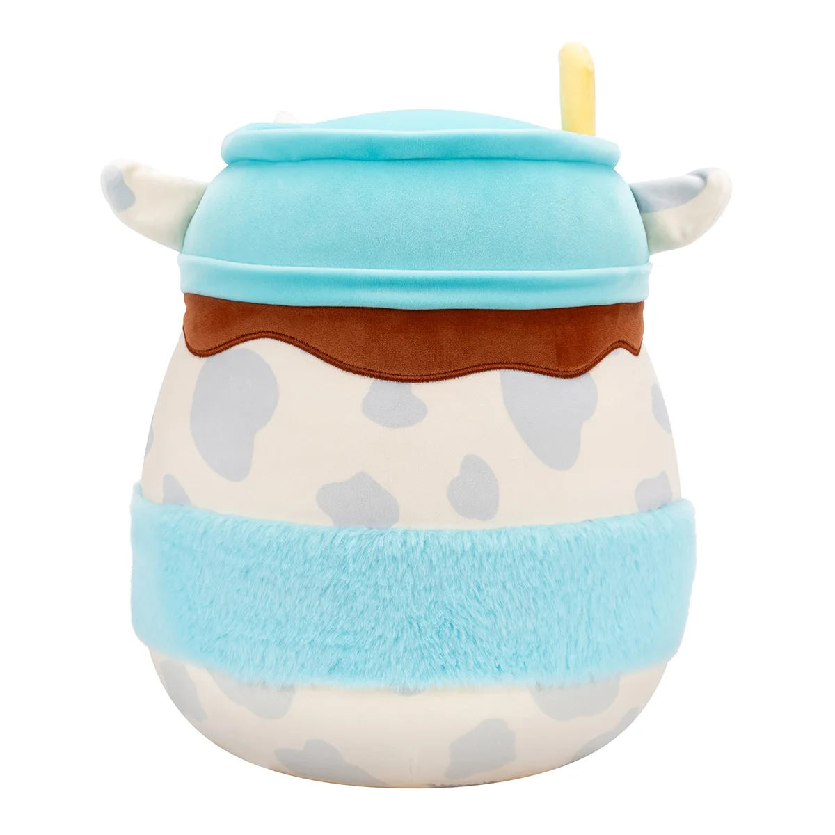 М'яка іграшка Squishmallows поліестер 30 см сіра корівка