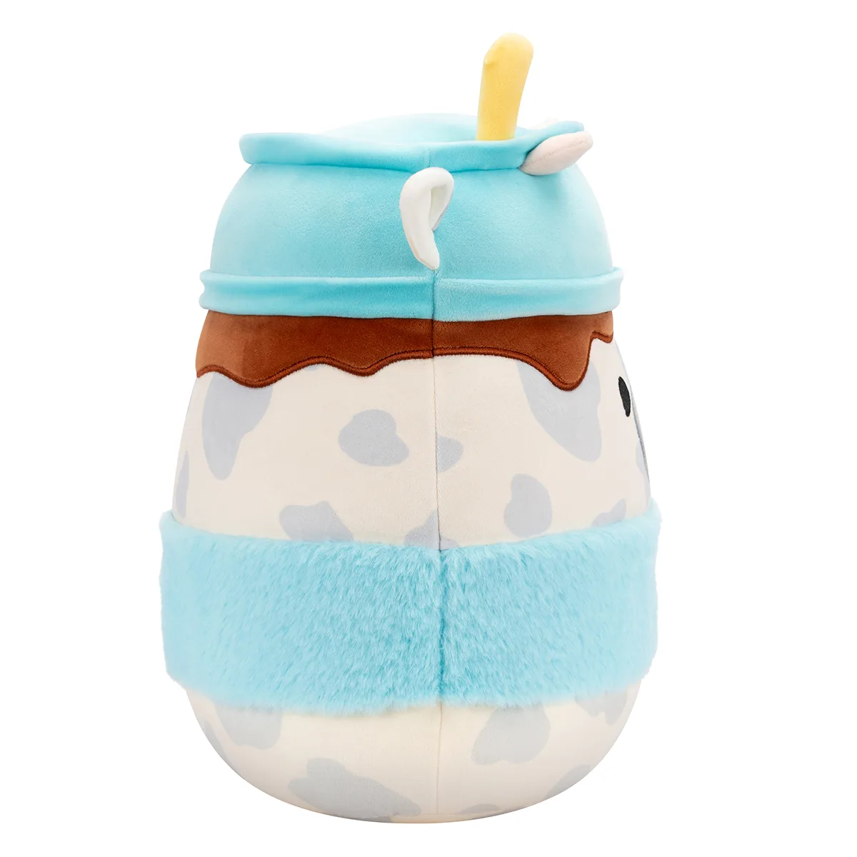 М'яка іграшка Squishmallows поліестер 30 см сіра корівка