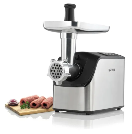 Мясорубка Gorenje 2200 Вт металл 30,6х29х20 см нержавеющая сталь черная