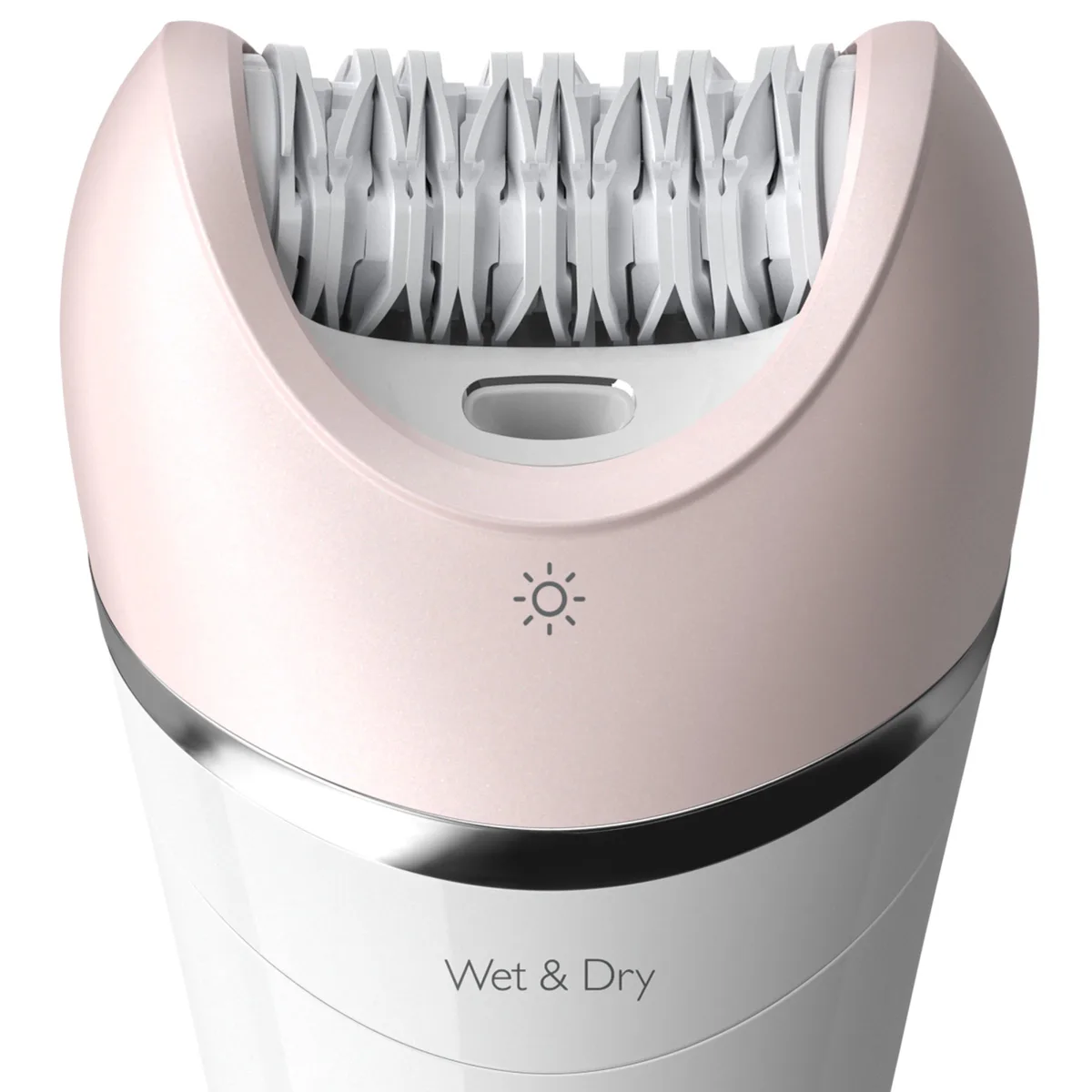 Епілятор Philips 8000 серії, дисковий, акумуляторний, з пінцетом, 32 пінцети, вологозахищений, для сухого та вологого використання