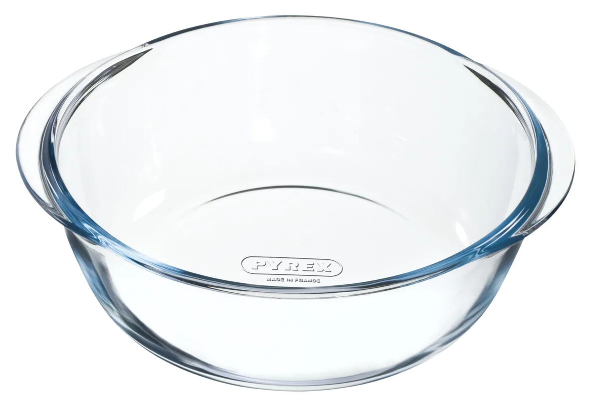 Форма для запікання Pyrex боросилікатне скло 26x23x8 см кругла
