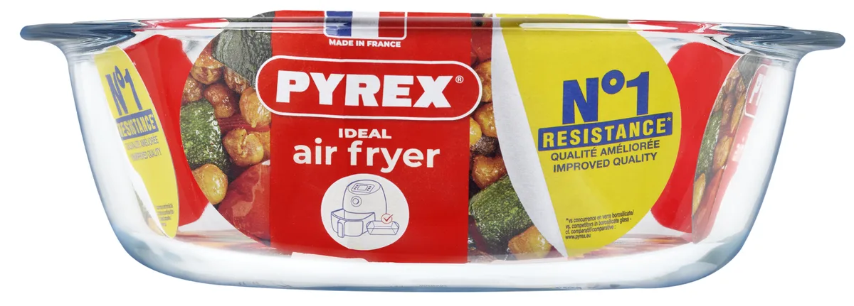 Форма для запікання Pyrex боросилікатне скло 26x23x8 см кругла