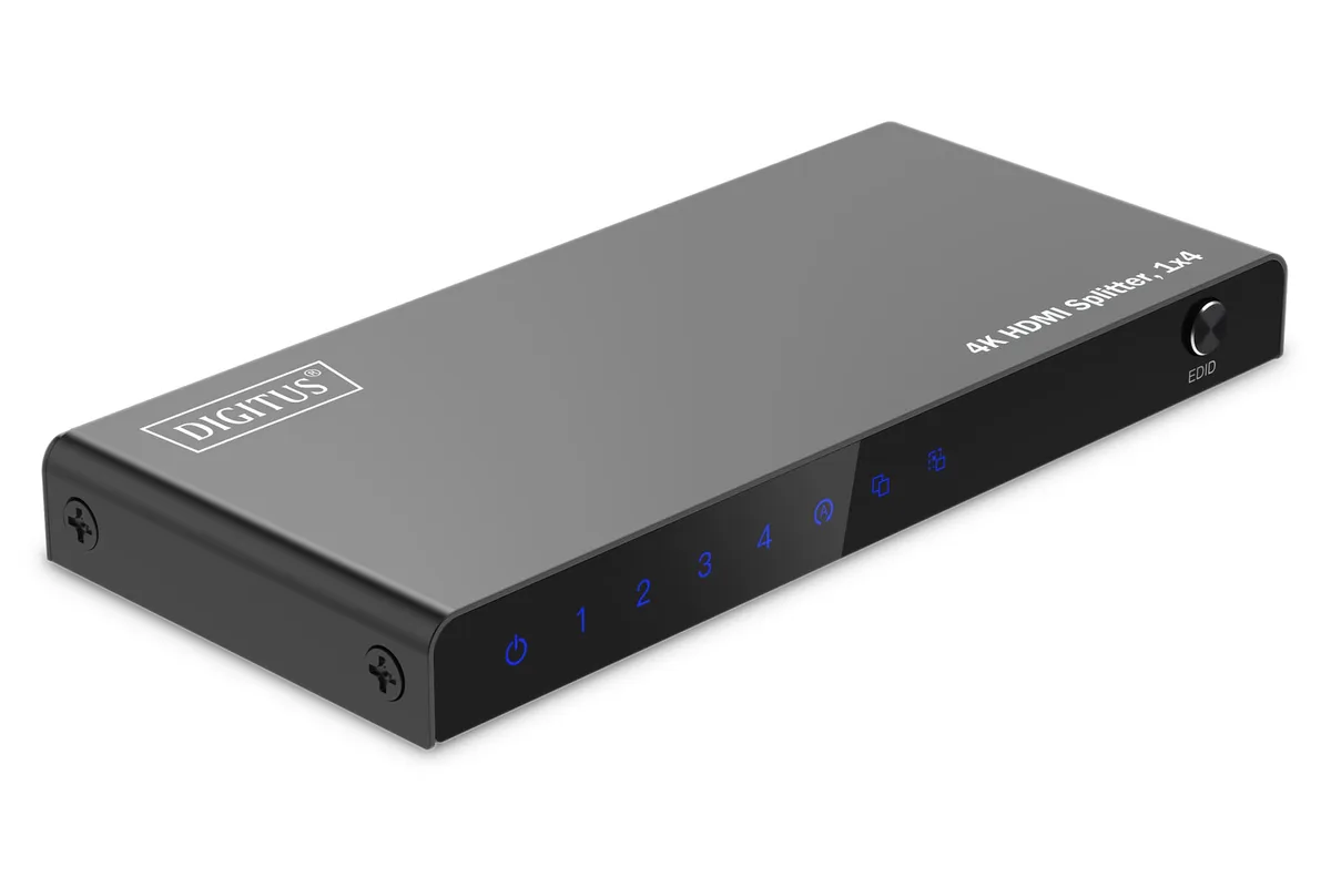 Видеосплиттер DIGITUS HDMI (INx1 - OUTx4), 4K