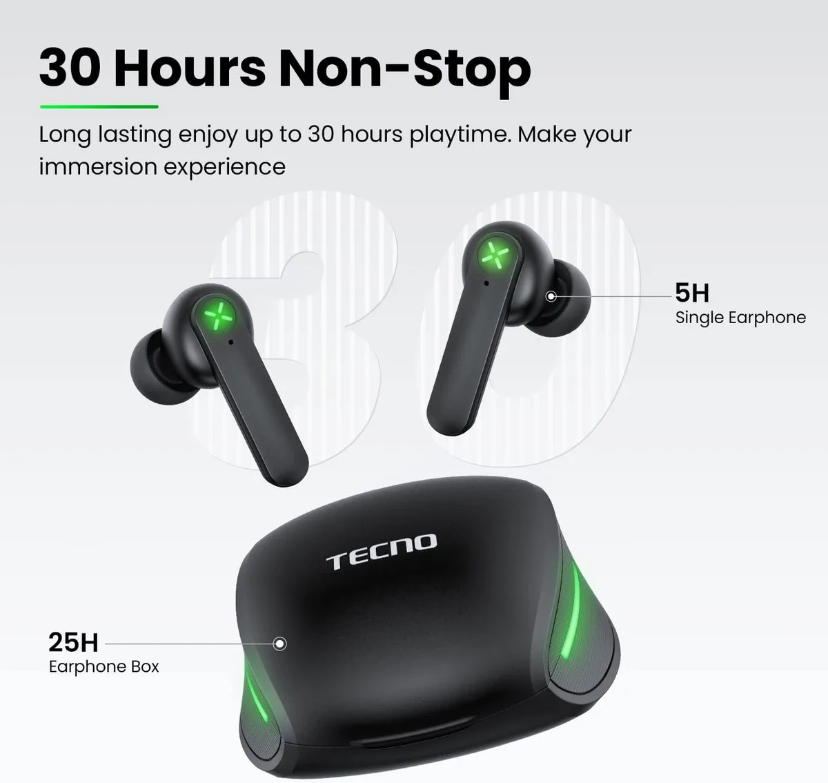 Наушники TECNO G01 Black