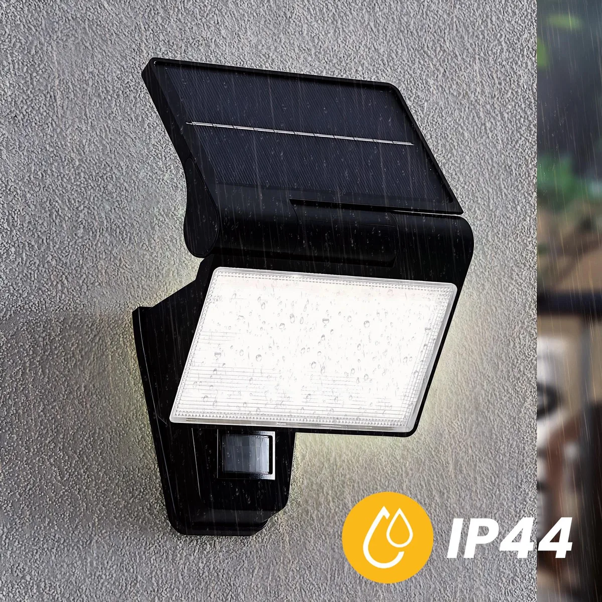 Сонячний LED-прожектор LumiLED пластик 15,2х12,6х22,9 см чорний