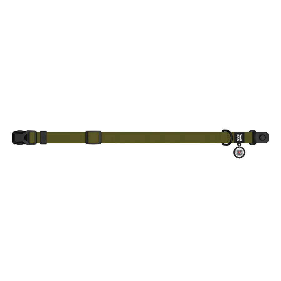 Нашийник WAUDOG Magnet XL 25 мм Collartex водостійкий хакі 38-58 см