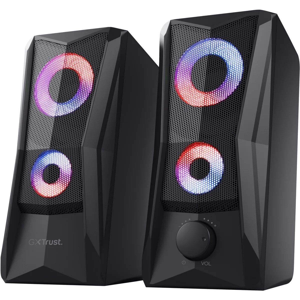Акустическая система Trust GXT 606 Javv 2.0, USB/AUX, RGB, черный