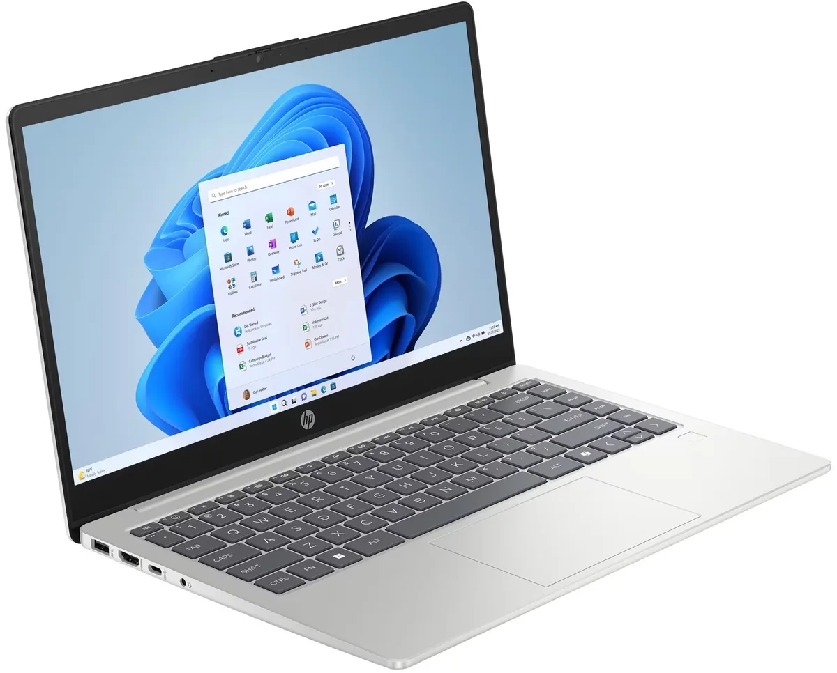 Ноутбук HP 14 дюймов FHD IPS 16GB SSD 512GB серебристый