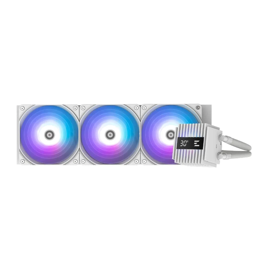 Система рідинного оxолодження  Zalman Alpha 2 A36 ARGB, LGA1851, 1700, 1200, 115x, AM5, AM4, TDP 360W, білий