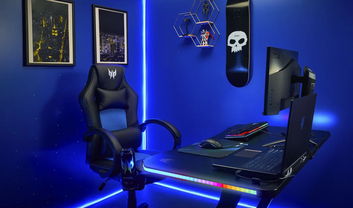 Стіл Acer Predator RGB (120x60 см), чорний