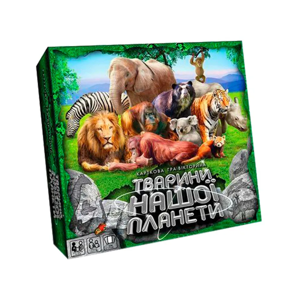 Настільна гра вікторина Danko Toys картки 224 штуки 18,5х18,5х4 см