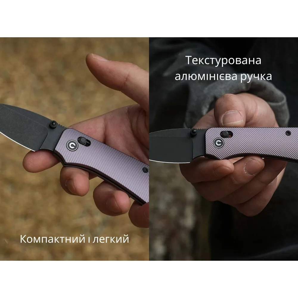 Складаний ніж Civivi Nitro-V 5,9 см Алюміній Фіолетовий