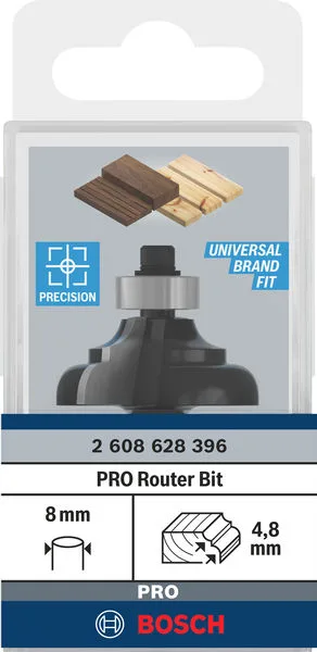 Профільна фреза C Bosch Professional Std S8 R4.8 B9.5 L14.