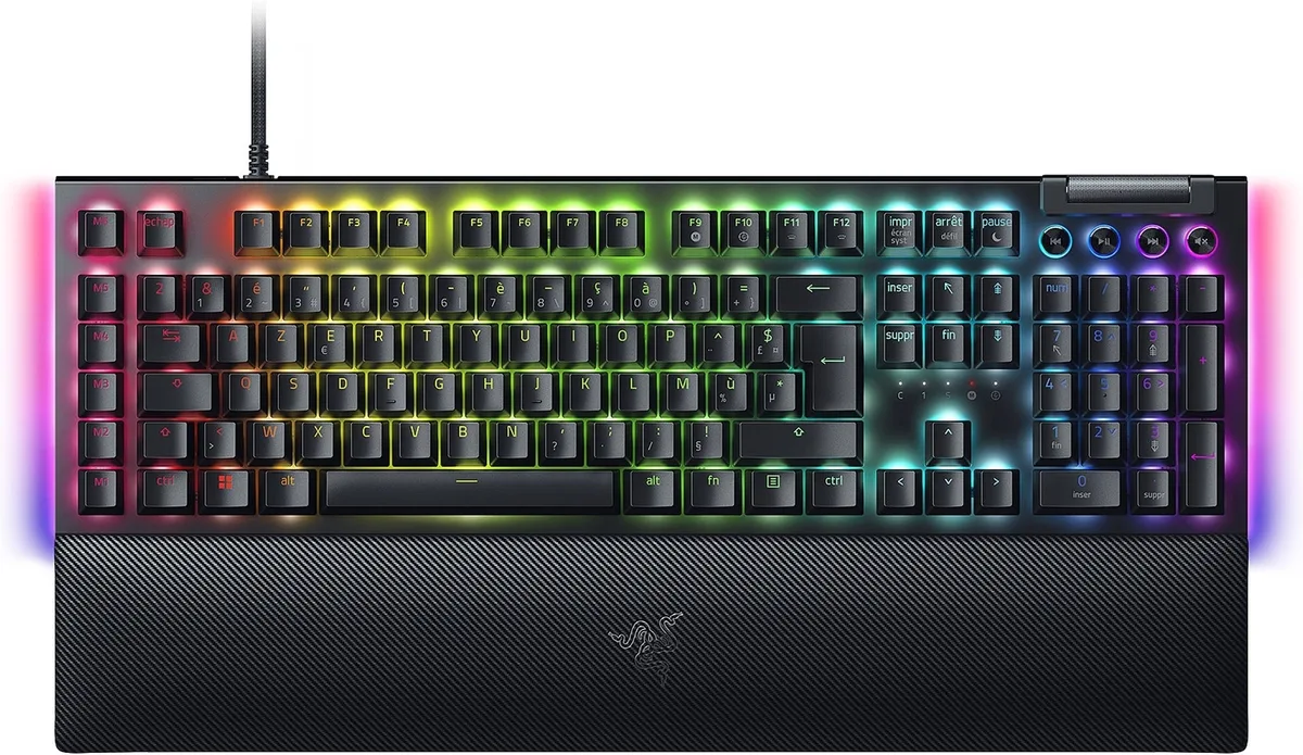 Клавіатура механічна Razer 114key USB-A чорна RGB