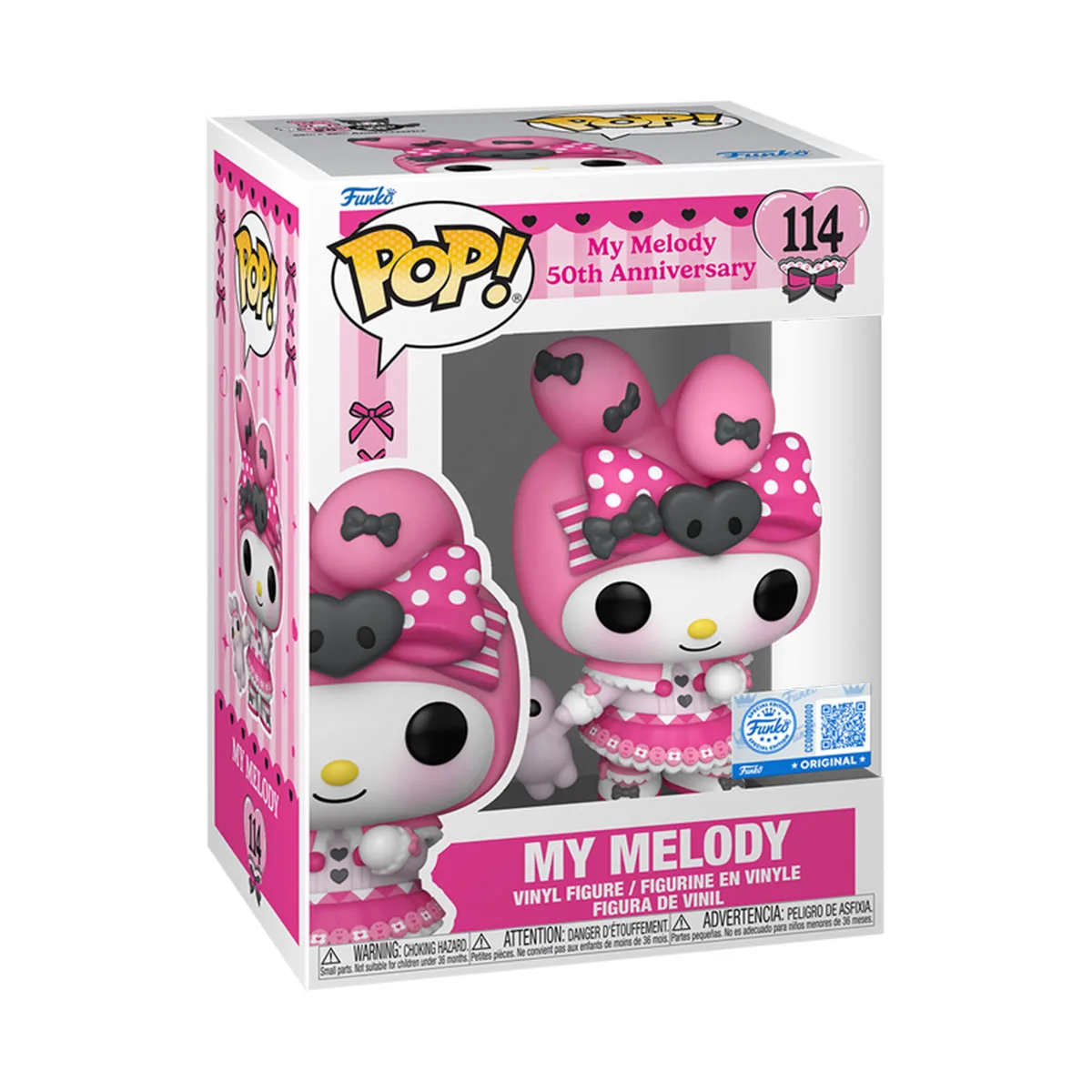 Ігрова фігурка Funko POP! вініл 11,4 см біла My Melody