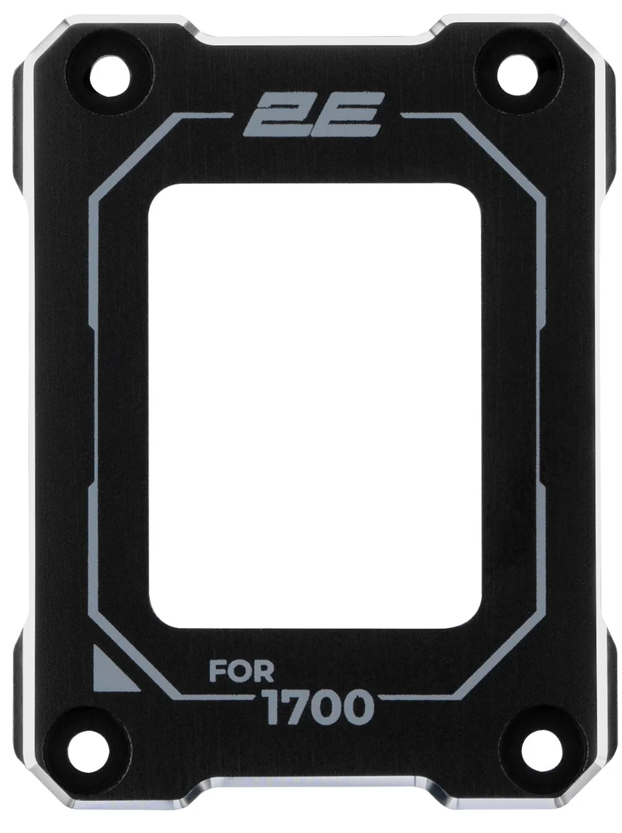 Контактна рамка для процесора 2E GAMING Air Cool SCPB-LGA1700, Aluminum, чорний