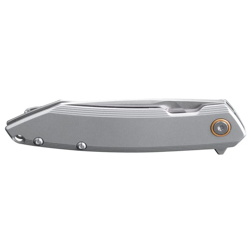 Складаний ніж Ruike сталь Sandvik 14C28N 85 мм сірий
