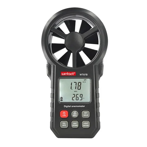 Анемометр крильчатий WINTACT WT87B Bluetooth 0,3-30 м/с -10-45°C 165х85х39 мм