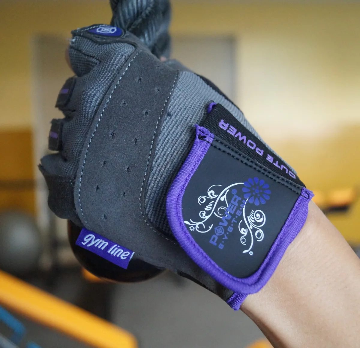 Рукавички Active Point штучна шкіра XS фіолетові