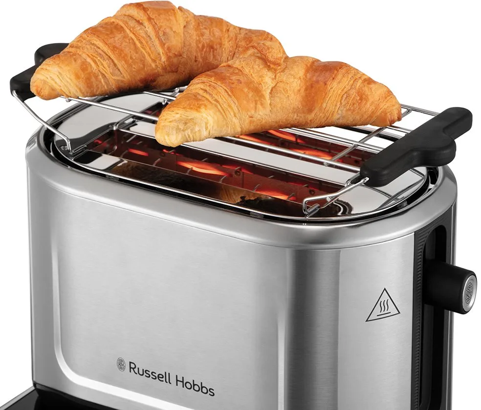 Тостер Russell Hobbs метал 2 слайси 1640Вт підігрів розморожування