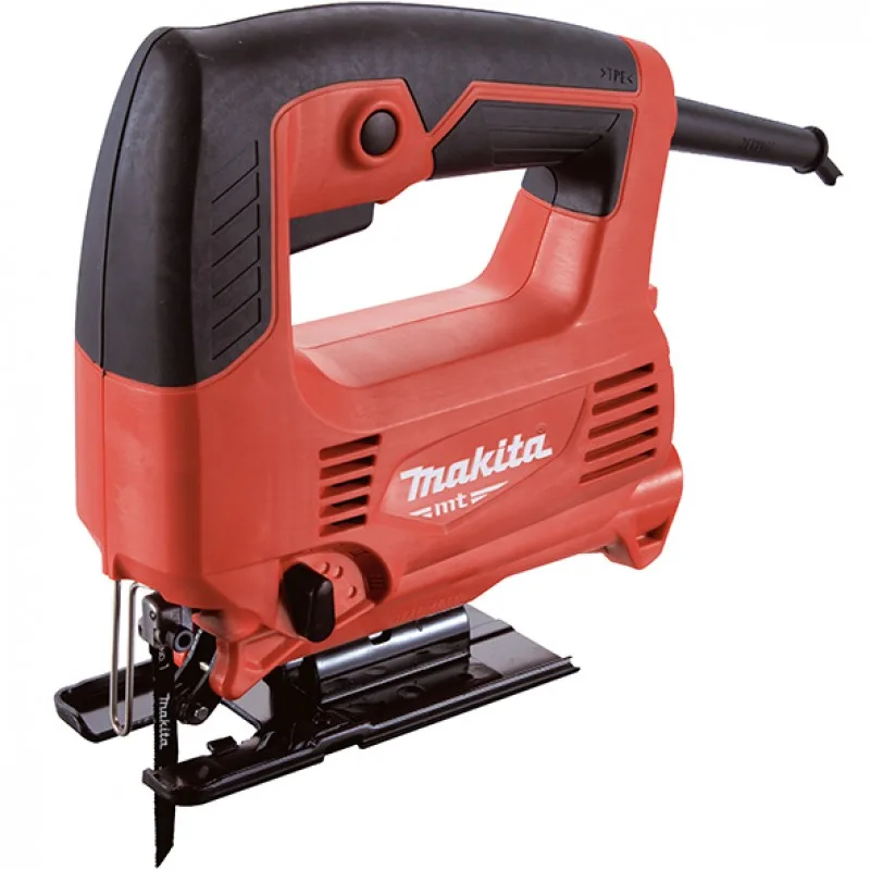 Лобзик Makita M4301, 450 Вт, 0-3100 об/хв, хід 18 мм, вага 1.9 кг.