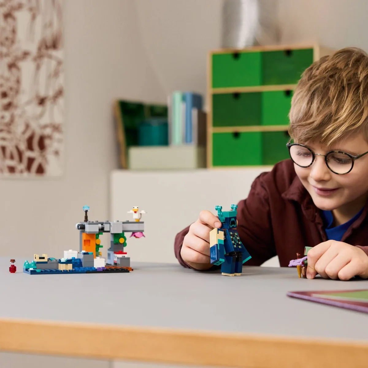 Конструктор LEGO Minecraft різнокольоровий 7+