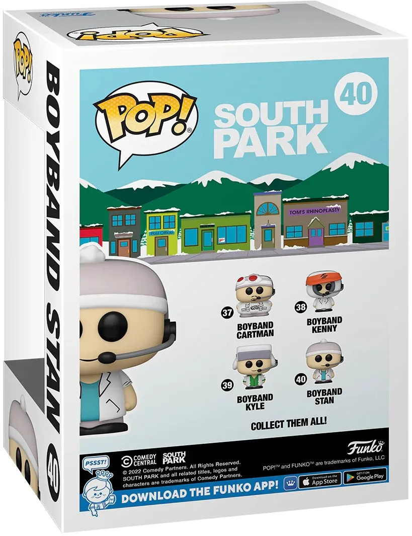 Фігурка Funko POP вініл 10 см South Park Boyband Stan