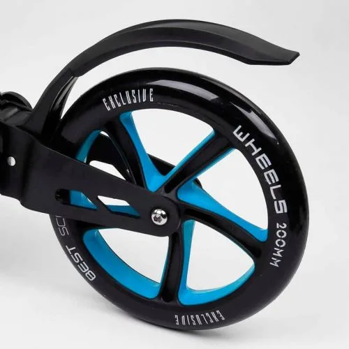 Самокат двоколісний Best Scooter із PU колесами 200 мм для дітей та дорослих.