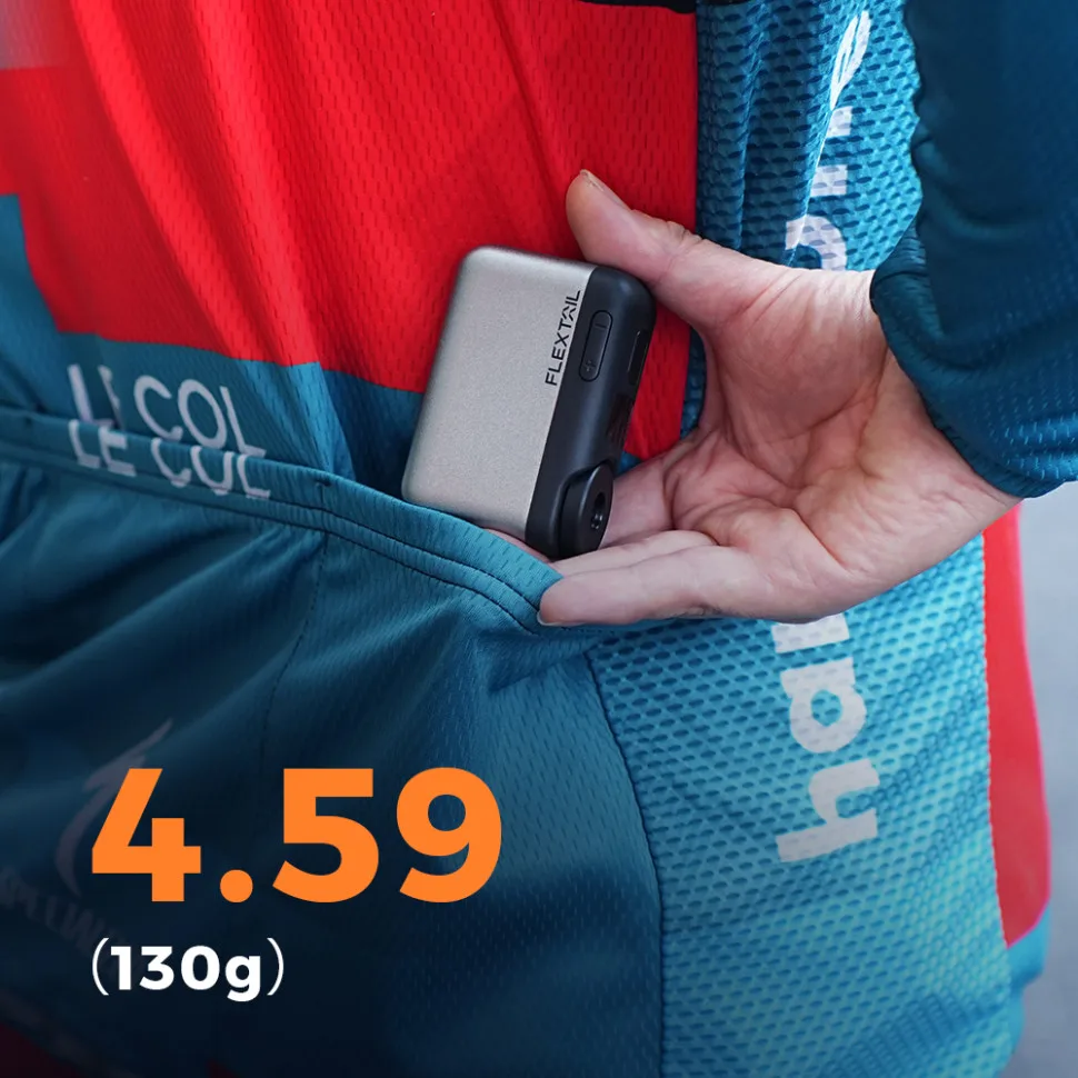 Велосипедний електричний насос Flextail 120 PSI 77х53х32 мм чорний