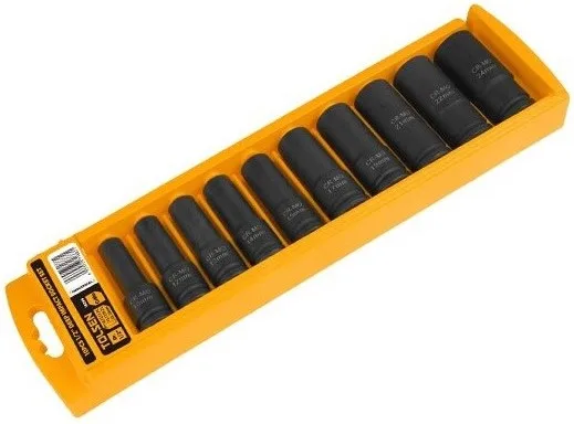 Набір торцевих головок Tolsen, 1/2" 10-24мм, 10шт