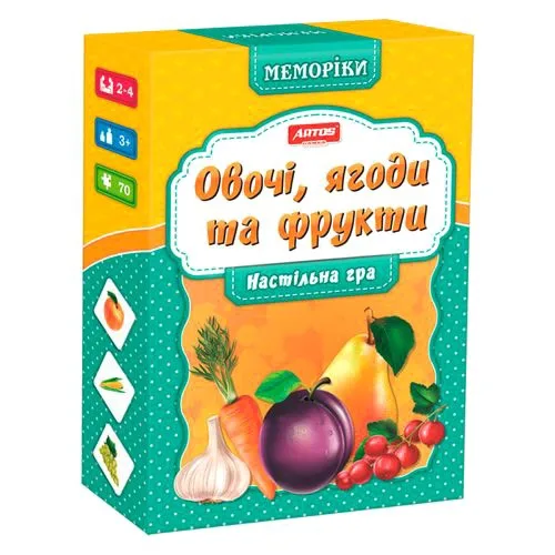 Настольная игра Artos games Меморики для развития памяти и внимания 2-4 игрока